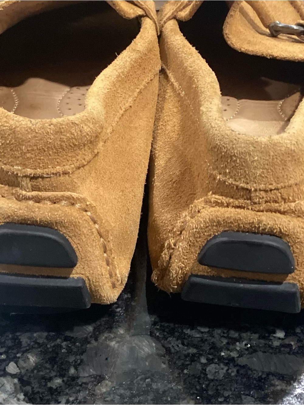 Men's Suede Bit Loafers in Tan by Tack - Picture 4 of 5